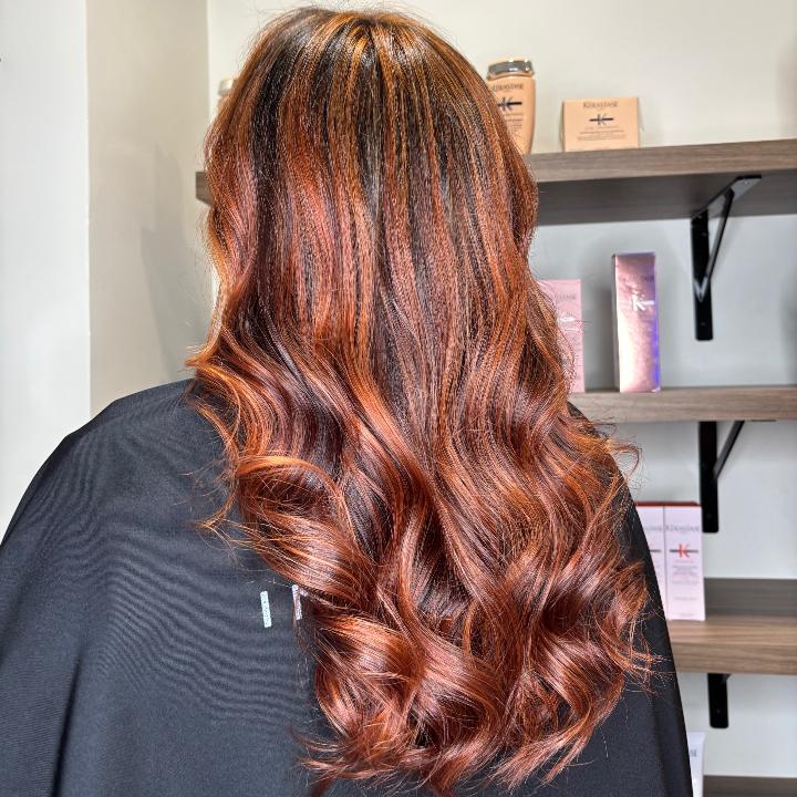 Shine effect cuivré